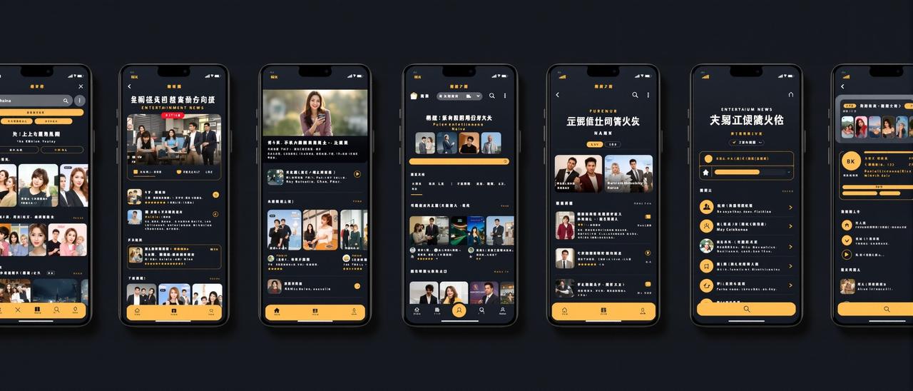 黑料猛料 APP 界面预览展示